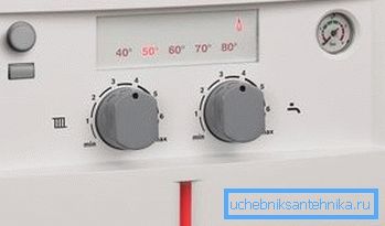 Панэль кіравання ацяпляльніка BOSCH Gaz Панэль кіравання ацяпляльніка BOSCH Gaz
