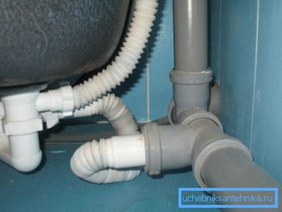 Перад тым як злучыць ванну з каналізацыяй паспрабуйце размясціць сліў так, каб пазбегнуць мноства паваротаў і стыкаў