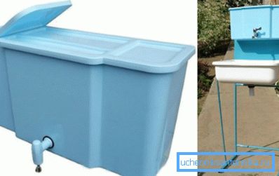 Пластыкавы дачны рукамыйніца. Пластыкавы дачны рукамыйніца.