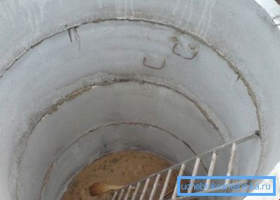 Па меры паглыблення ставім новыя кольцы. Па меры паглыблення ставім новыя кольцы.