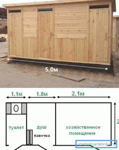 Прадстаўлены невялікі душавой домік з туалетам + хозблока і душам. Прадстаўлены невялікі душавой домік з туалетам + хозблока і душам.