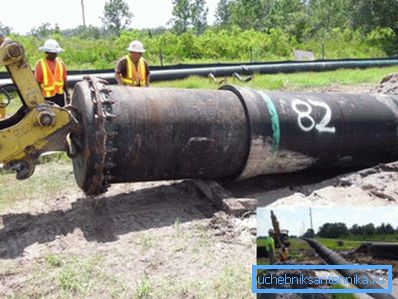 Пры вялікіх дыяметрах мантаж патрабуе прыцягнення цяжкай тэхнікі. Пры вялікіх дыяметрах мантаж патрабуе прыцягнення цяжкай тэхнікі.