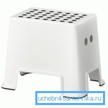 Прыклад дзіцячай падстаўкі для дарослай ракавіны, якую дзіця зможа выкарыстаць сваімі рукамі Прыклад дзіцячай падстаўкі для дарослай ракавіны, якую дзіця зможа выкарыстаць сваімі рукамі