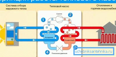 Прынцып працы цеплавога помпы