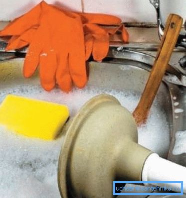 Прачыстка зліўной адтуліны Прачыстка зліўной адтуліны