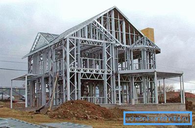Працэс ўзвядзення каркаса Працэс ўзвядзення каркаса