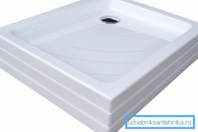 Прастакутны душавы паддон