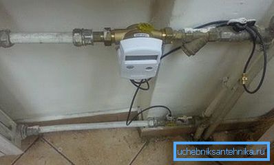 Размяшчэнне лічыльніка вызначаецца спецыялістамі на этапе праектавання