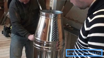 Зборка коміна павінна ажыццяўляцца паэтапна