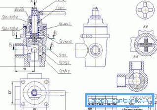 Зборачны чарцёж двухходового крана кутняга тыпу Зборачны чарцёж двухходового крана кутняга тыпу