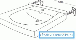 Схема ўстаноўкі рукамыйніцы