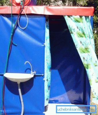 Шторка для дачнага душа з поліэстэру Шторка для дачнага душа з поліэстэру