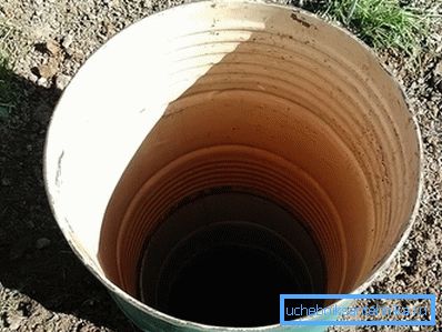 Зліўная яма з металу