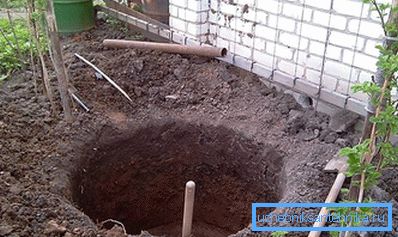 Выграбная яма каля лазні