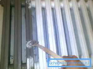 Звонку радыятар фарбуецца ў апошнюю чаргу