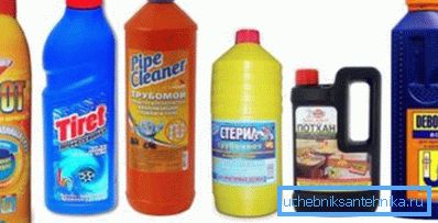Сродкі для ачышчэння каналізацыі Сродкі для ачышчэння каналізацыі
