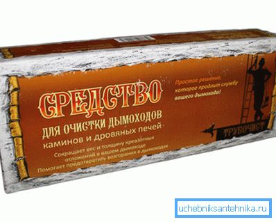 Сродак для ачысткі дымавых труб Сродак для ачысткі дымавых труб
