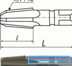 Варта адзначыць, што інструмент для стварэння падобнай разьбы значна адрозніваецца па сваёй форме ад таго, які выкарыстоўваюць для іншых тыпаў нарэзкі Варта адзначыць, што інструмент для стварэння падобнай разьбы значна адрозніваецца па сваёй форме ад таго, які выкарыстоўваюць для іншых тыпаў нарэзкі