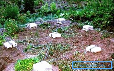 Столбчатый падмурак для лёгкіх архітэктурны будынкаў