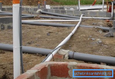 Будаўніцтва хаты разважліва пачата з ... пракладкі каналізацыі. Будаўніцтва хаты разважліва пачата з ... пракладкі каналізацыі.