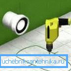 Свідраванне вырабляецца акуратна, каб не пашкодзіць плітку Свідраванне вырабляецца акуратна, каб не пашкодзіць плітку