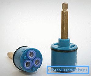 Так выглядае картрыдж пераключэння рэжымаў змяшальніка для душавой кабіны.