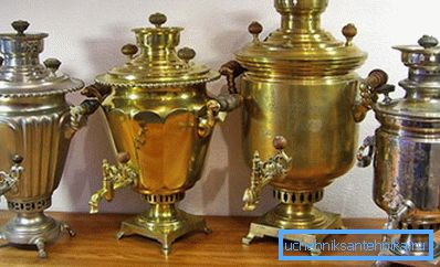 Колер самавараў адрозніваецца дастаткова моцна, пры гэтым пакрыццё можа быць як глянцавым, так і матавым, таму важна знайсці адпаведны кранік Колер самавараў адрозніваецца дастаткова моцна, пры гэтым пакрыццё можа быць як глянцавым, так і матавым, таму важна знайсці адпаведны кранік