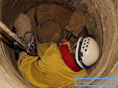 Паглыбленне студні шляхам подкапыввания Паглыбленне студні шляхам подкапыввания