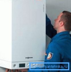 Ўстаноўка газавага катла на сцяну Ўстаноўка газавага катла на сцяну