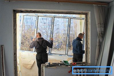 Ўстаноўка металлопластіковых акна Ўстаноўка металлопластіковых акна