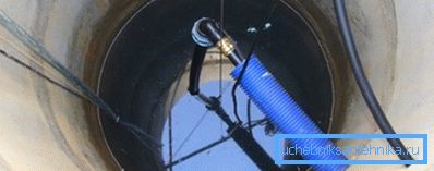 Ўстаноўка помпы ў калодзеж выгляд зверху