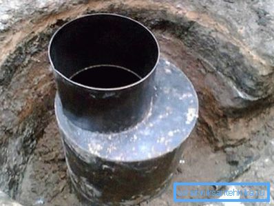 Усталяваны калодзеж з сталёвага ліста