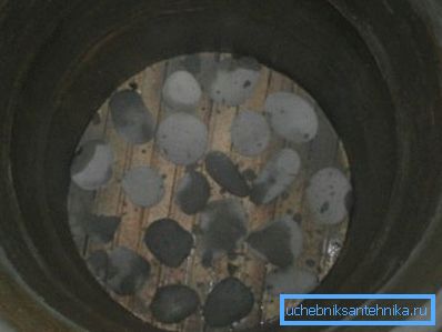 Прылада дновага фільтра ў калодзежы з плывуна