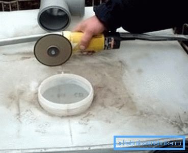 Замест нажа можна выкарыстоўваць балгарку. Замест нажа можна выкарыстоўваць балгарку.