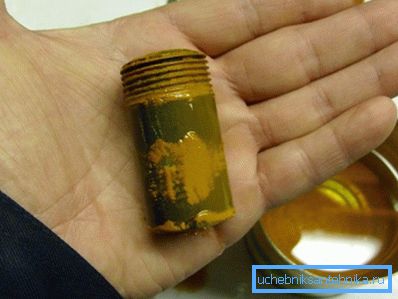 Ўздзеянне складу на ацынкаваны патрубок Ўздзеянне складу на ацынкаваны патрубок