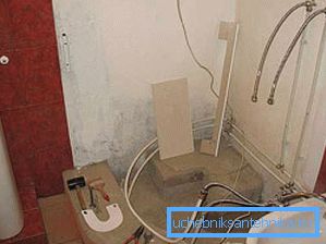 Усё гатова да ўсталёўкі паддона і душавой кабіны