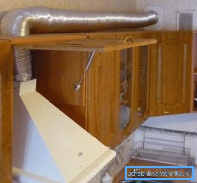 Выцяжная кухонная вентыляцыйная сістэма