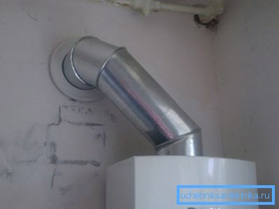 Выцяжная труба газавага катла