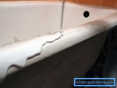 заліванне акрылам заліванне акрылам