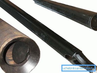 Желонка для ачысткі вадзяной свідравіны Желонка для ачысткі вадзяной свідравіны